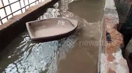 Rare 19th century stone boat astonishes visitors in museum of central India