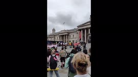 Extinction Rebellion protest in London, UK