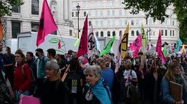 People of all age protest of the Climate change - The impossible rebellion