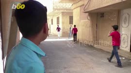 Syrian Boy Aspires to Be Commentator by Providing Commentary Through Street Games!