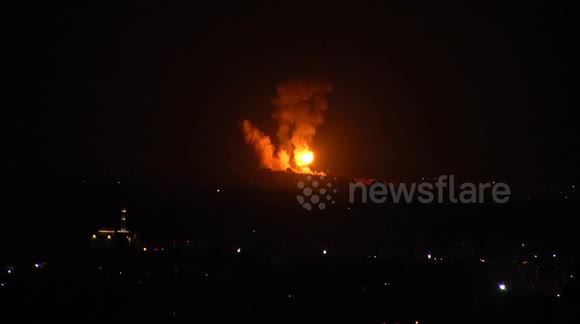 Israel bombs Hamas weapons sites in Gaza