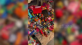 US artist creates sculptures of animals completely made out of TRASH