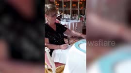 UK mother and son were amazed when they had the entire Ritz restaurant to themselves!
