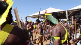 Indigenous protest in Brasilia as Brazil high court hears land case
