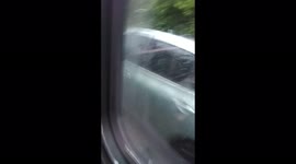 Car fire on Biscayne Blvd