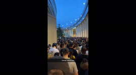 The unreal line to buy merch at Kanye West’s 'Donda' album listening party