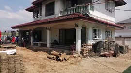 Giant 16ft-long python caught hiding inside concrete pipe