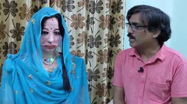 Worlds' first robot speaking most language (47 language) made with waste materials in Northern India.