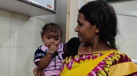 This is what love looks like between a baby and village mom in India