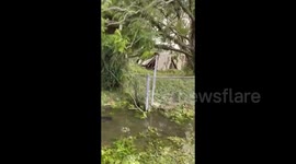Aftermath of hurricane Ida in Metairie, US