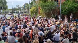 Thousands of Australians join 'silent' protests against lockdown