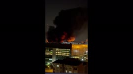 Fire erupts at chemical factory in Istanbul