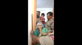 18 months old infant was rescued without any injuries as she locked herself inside the house in South India
