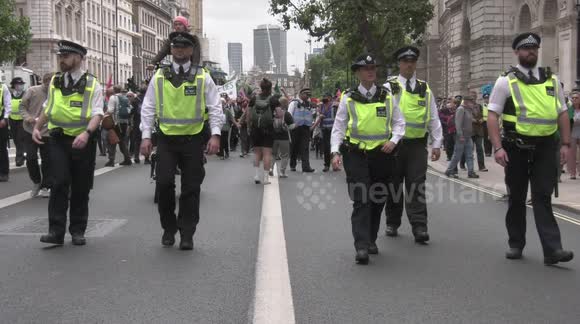 Extinction Rebellion protests against 