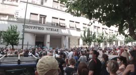 Health Workers Protest In Athens, Greece
