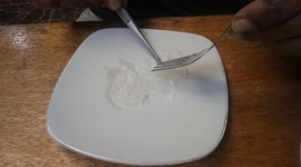 A Man Shows How to Clean Birdnest