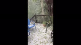 Fast-moving storm brings torrential rain and heavy hail in Colorado