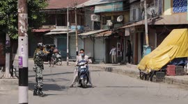 Indian troops maintaining strict curbs in Kashmir valley after veteran separatist leader's burial