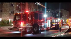 Niles Fire Department Dispatch to Maine Township for Sparks on a Roof