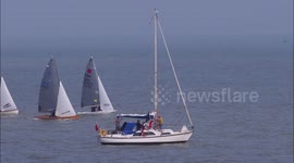 IOS Round the Island Race endurance sailing event in Kent, UK