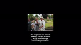 Couple plan wedding in THREE WEEKS for under £10,000 by keeping it a SURPRISE until the minute guests arrived