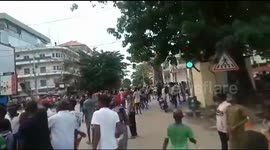 Resident of Conakry, Guinea react to disposing of president Conde