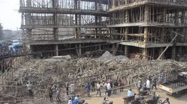 Six people died as storied building collapses in Kampala, Uganda