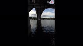 'WILD Jetboard Fail | Surfer Falls on his Back After Trick Goes Wrong'