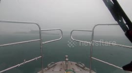 Posh UK coastal town dubbed 'Chelsea-on-Sea' was left under several feet of water today due to flash floods