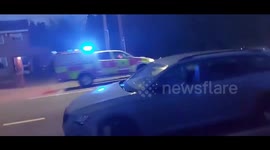 Fire broke out in Netherton, UK