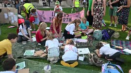 Zero Hour Children's Lobby at Parliament Square, London