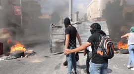 Palestinian protesters clash with Israeli security forces following demonstration in Bethlehem