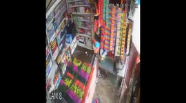 Terrifying Moment as  Snake enters in pan shop trying to catch mouse in Central India