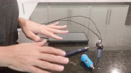 Dollar store items could save your life every hiker and camper needs to see this cell phone charging hack