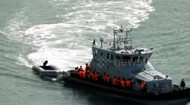 Hunter has been out in the channel doing handover with the French in our waters