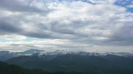 Baihua Mountain Sea Clouds In Beijing, China
