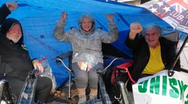 Activists camping outside 10 Downing Street for a month are protesting for democracy