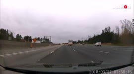 'Semi-Truck Tires Explode on Highway | INTENSE Blowout '