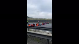 Dozens arrested after protesters block M25 again, resulting in crash with woman airlifted to hospital
