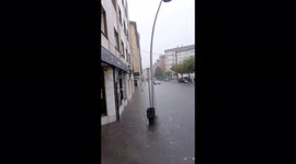 Spain: Heavy Rainfall Causes Flooding Across The City Of Gijón 2