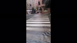 Spain: Heavy Rainfall Causes Flooding Across The City Of Gijón 3