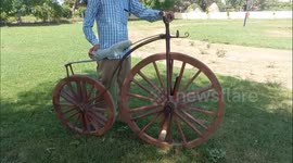Owner refuses to sell ancient wooden bicycle even for $ 68,009 in northern India