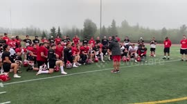 College student becomes the first woman in Canada to be offered a football scholarship