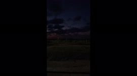 Beautiful Pink lighting striking in the exact same place. Beautiful pink