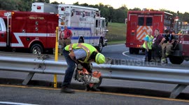 6 people are in critical condition and 24 injured following bus crash in Pennsylvania