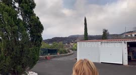 Todoque sepultado por el volcán de La Palma