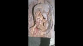 I do sandstone carving on 18mm on  Indian Rainbow sandstone engrave it out with 9in angle grinder and a Dremel