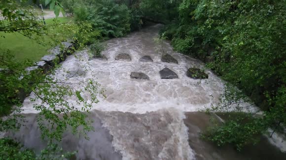 Ontario river systems fill after fierce rain