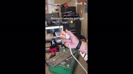 Michigan man uses compressed air to spin a golf ball at INSANE speed