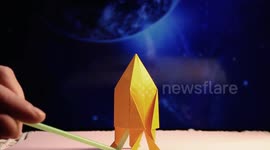 DIY Origami Rocket that can Fly